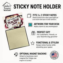 Load image into Gallery viewer, My Teacher Look Funny Sticky Note Holder for Teacher's Gift