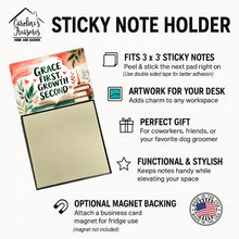 Load image into Gallery viewer, Grace First Growth Second Funny Sticky Note Holder for Teacher's Gift