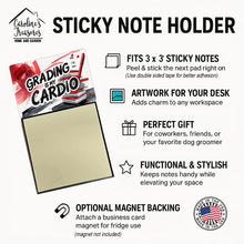 Load image into Gallery viewer, Grading is My Cardio Funny Sticky Note Holder for Teacher's Gift