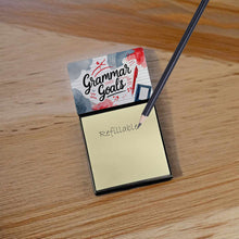 Load image into Gallery viewer, Grammar Goals Funny Sticky Note Holder for Teacher's Gift