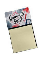 Load image into Gallery viewer, Grammar Goals Funny Sticky Note Holder for Teacher's Gift