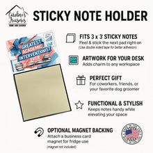 Load image into Gallery viewer, Greatest Academic Interventionist Ever Funny Sticky Note Holder for Teacher's Gift