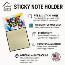 Load image into Gallery viewer, Greatest Art Teacher Ever Funny Sticky Note Holder for Teacher's Gift