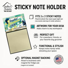 Load image into Gallery viewer, Greatest Attendance Clerk Ever Funny Sticky Note Holder for Teacher's Gift