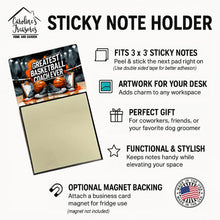 Load image into Gallery viewer, Greatest Basketball Coach Ever Funny Sticky Note Holder for Teacher's Gift