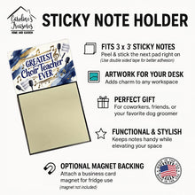 Load image into Gallery viewer, Greatest Choir Teacher Ever Funny Sticky Note Holder for Teacher's Gift