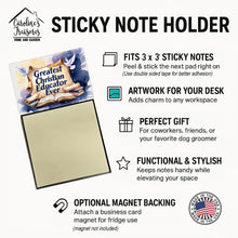 Load image into Gallery viewer, Greatest Christian Educator Ever Funny Sticky Note Holder for Teacher's Gift