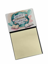 Load image into Gallery viewer, Greatest Christian School Counselor Ever Funny Sticky Note Holder for Teacher's Gift
