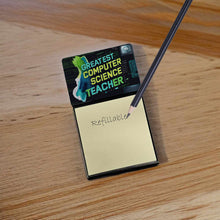 Load image into Gallery viewer, Greatest Computer Science Teacher Ever Funny Sticky Note Holder for Teacher's Gift