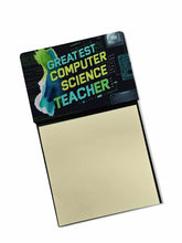 Load image into Gallery viewer, Greatest Computer Science Teacher Ever Funny Sticky Note Holder for Teacher's Gift