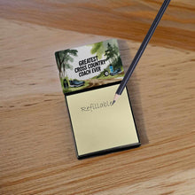 Load image into Gallery viewer, Greatest Cross Country Coach Ever Funny Sticky Note Holder for Teacher's Gift