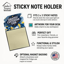 Load image into Gallery viewer, Greatest Custodian Ever Funny Sticky Note Holder for Teacher's Gift