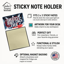 Load image into Gallery viewer, Greatest Debate Coach Ever Funny Sticky Note Holder for Teacher's Gift