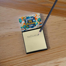 Load image into Gallery viewer, Greatest ESL Teacher Ever Funny Sticky Note Holder for Teacher's Gift