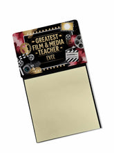Load image into Gallery viewer, Greatest Film Teacher Ever Funny Sticky Note Holder for Teacher's Gift