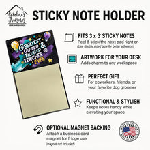 Load image into Gallery viewer, Greatest Gifted Teacher Ever Funny Sticky Note Holder for Teacher's Gift