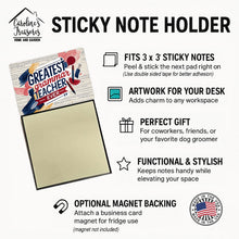 Load image into Gallery viewer, Greatest Grammar Teacher Ever Funny Sticky Note Holder for Teacher's Gift