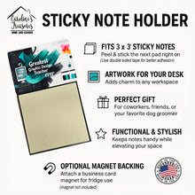 Load image into Gallery viewer, Greatest Graphic Design Teacher Ever Funny Sticky Note Holder for Teacher's Gift