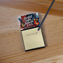 Load image into Gallery viewer, Greatest Guitar Instructor Ever Funny Sticky Note Holder for Teacher's Gift
