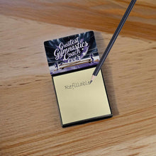 Load image into Gallery viewer, Greatest Gymnastics Coach Ever Funny Sticky Note Holder for Teacher's Gift