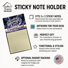 Load image into Gallery viewer, Greatest Gymnastics Coach Ever Funny Sticky Note Holder for Teacher's Gift