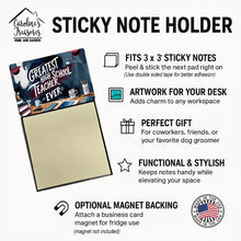 Load image into Gallery viewer, Greatest High School Teacher Ever Funny Sticky Note Holder for Teacher's Gift