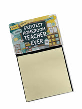 Load image into Gallery viewer, Greatest Homeroom Teacher Ever Funny Sticky Note Holder for Teacher's Gift