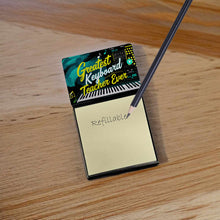 Load image into Gallery viewer, Greatest Keyboard Teacher Ever Funny Sticky Note Holder for Teacher's Gift