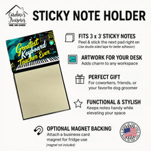 Load image into Gallery viewer, Greatest Keyboard Teacher Ever Funny Sticky Note Holder for Teacher's Gift