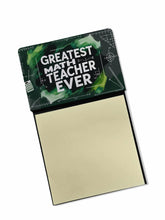 Load image into Gallery viewer, Greatest Math Teacher Ever Funny Sticky Note Holder for Teacher's Gift