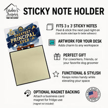 Load image into Gallery viewer, Greatest Principal Ever Funny Sticky Note Holder for Teacher's Gift