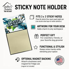 Load image into Gallery viewer, Greatest STEM Teacher Ever Funny Sticky Note Holder for Teacher's Gift
