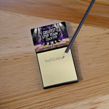 Load image into Gallery viewer, Greatest Step Team Coach Ever Funny Sticky Note Holder for Teacher's Gift
