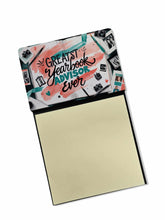 Load image into Gallery viewer, Greatest Yearbook Advisor Ever Funny Sticky Note Holder for Teacher's Gift
