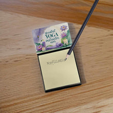 Load image into Gallery viewer, Greatest Yoga Instructor Ever Funny Sticky Note Holder for Teacher's Gift