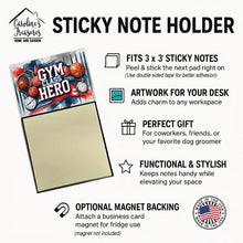 Load image into Gallery viewer, Gym Class Hero Funny Sticky Note Holder for Teacher's Gift