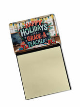 Load image into Gallery viewer, Happy Holidays to a Grade-A Teacher Funny Sticky Note Holder for Teacher's Gift