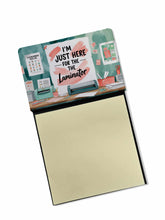 Load image into Gallery viewer, I'm Just Here for the Laminator Funny Sticky Note Holder for Teacher's Gift