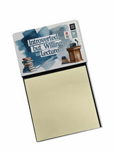 Load image into Gallery viewer, Introverted but Willing to Lecture Funny Sticky Note Holder for Teacher's Gift