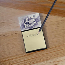 Load image into Gallery viewer, It’s Okay to Pause Funny Sticky Note Holder for Teacher's Gift