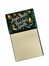 Load image into Gallery viewer, Jingle Bells &amp; Teacher Spells Funny Sticky Note Holder for Teacher's Gift
