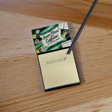 Load image into Gallery viewer, Lesson Plans and Caffeine My Two Food Groups Funny Sticky Note Holder for Teacher's Gift