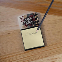 Load image into Gallery viewer, Library Ninja Funny Sticky Note Holder for Teacher's Gift