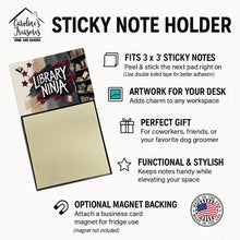 Load image into Gallery viewer, Library Ninja Funny Sticky Note Holder for Teacher's Gift