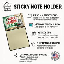 Load image into Gallery viewer, Merry Grading Season Funny Sticky Note Holder for Teacher's Gift