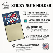Load image into Gallery viewer, Proud to Teach in the USA Funny Sticky Note Holder for Teacher's Gift