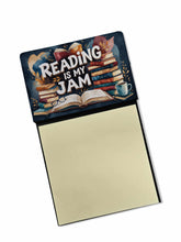 Load image into Gallery viewer, Reading is My Jam Funny Sticky Note Holder for Teacher's Gift