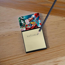 Load image into Gallery viewer, Santa’s Favorite Teacher Funny Sticky Note Holder for Teacher's Gift