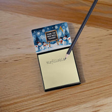 Load image into Gallery viewer, Thank You Snow Much, Teacher Funny Sticky Note Holder for Teacher's Gift