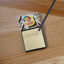 Load image into Gallery viewer, Thank You Teacher Again Funny Sticky Note Holder for Teacher's Gift